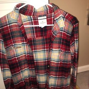 American eagle flannel size xl
